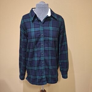 L.L.Bean Fleece Lined Flannel Shirt/Jacket